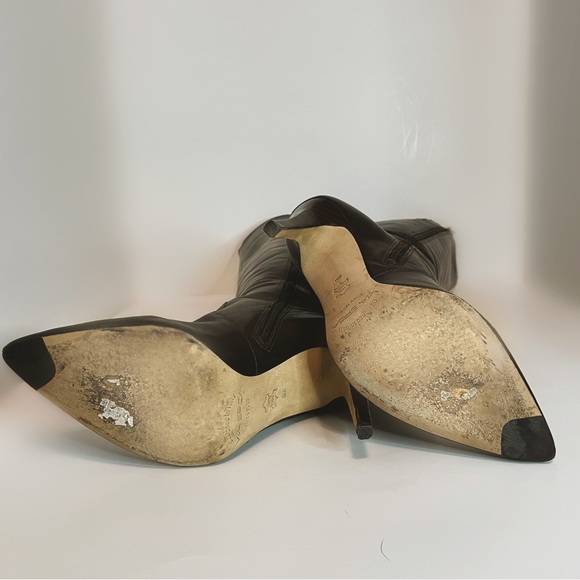 !! SOLD!! VGUC - Via Spiga Leather Boots - Coffee - 8M - Picture 5 of 8